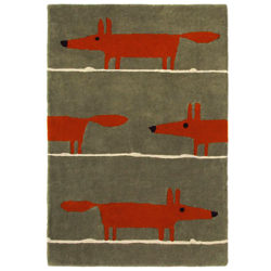 Scion Mr Fox Rug Orange